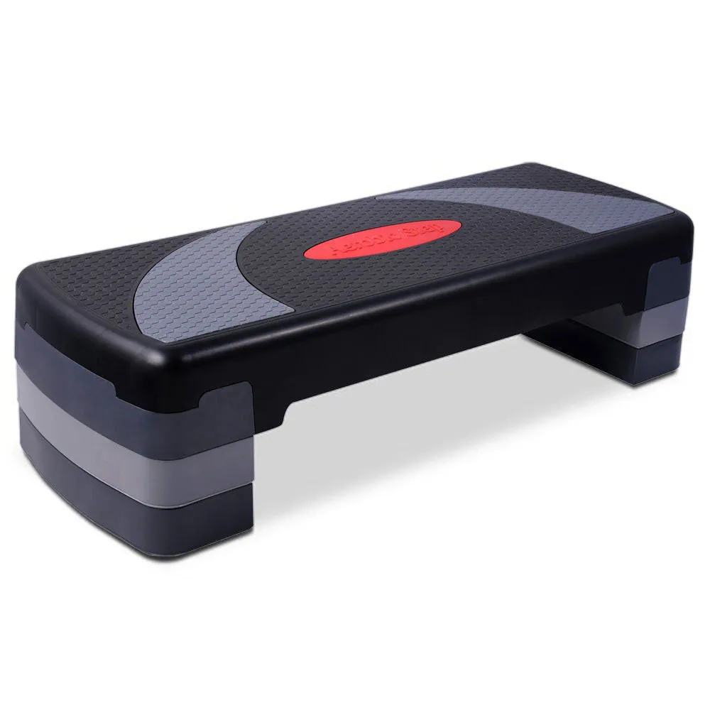 3-Level Aerobic Stepper | Home Gym Workout | Adjustable 4-Block Bench