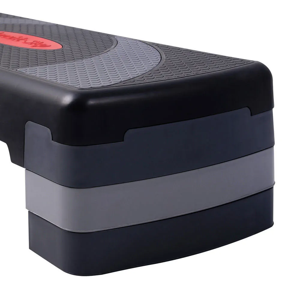 3-Level Aerobic Stepper | Home Gym Workout | Adjustable 4-Block Bench