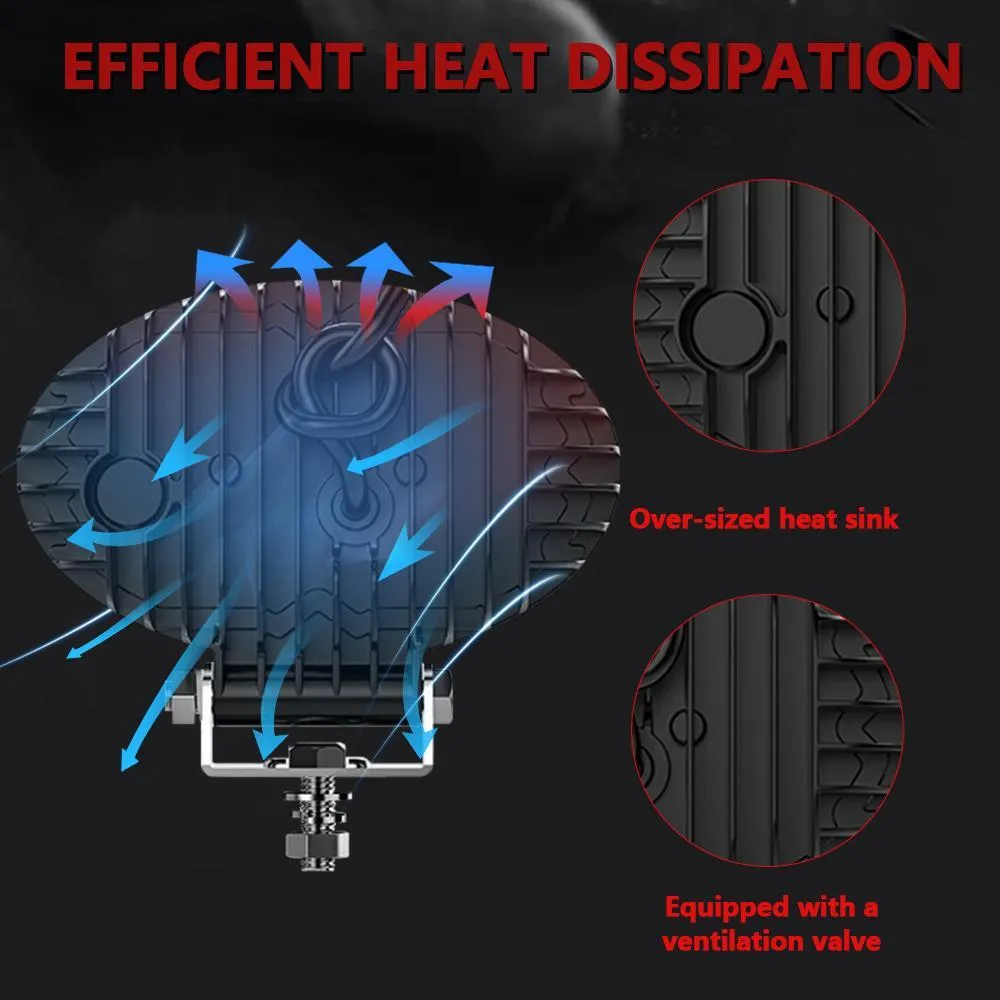 5.5" Elliptical Hybrid Work Light | High-Intensity LED