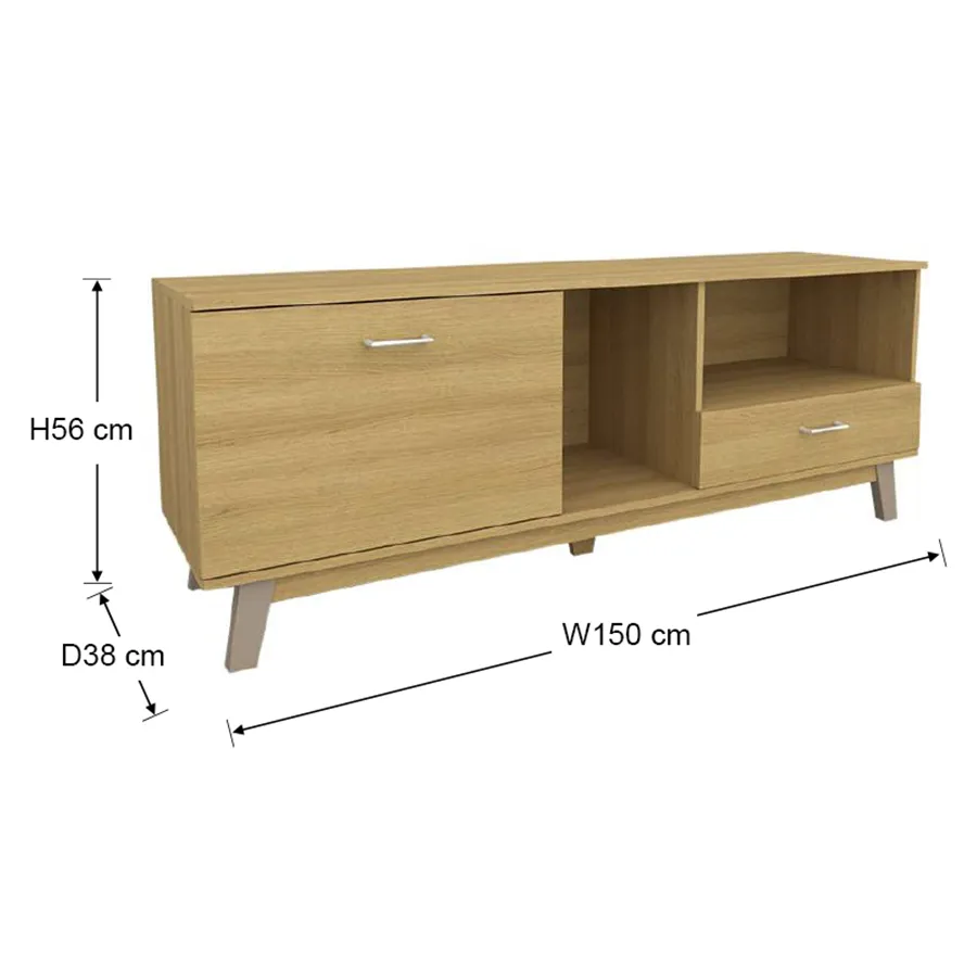 Aiden 150 cm Mid TV Rack