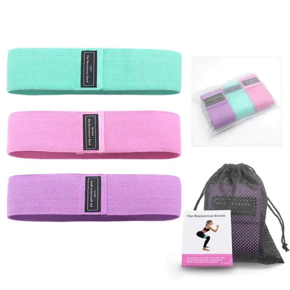 Anti Slip Hip Loop Resistance Bands Fitness Squat Expander