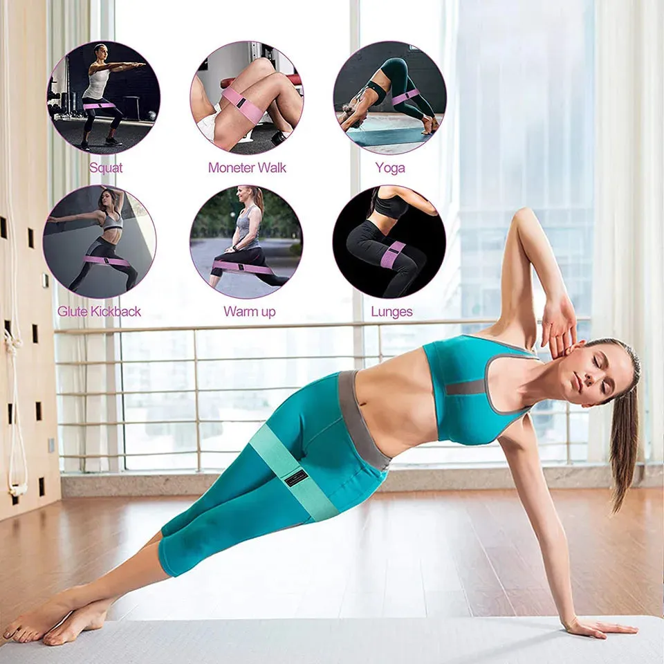Anti Slip Hip Loop Resistance Bands Fitness Squat Expander