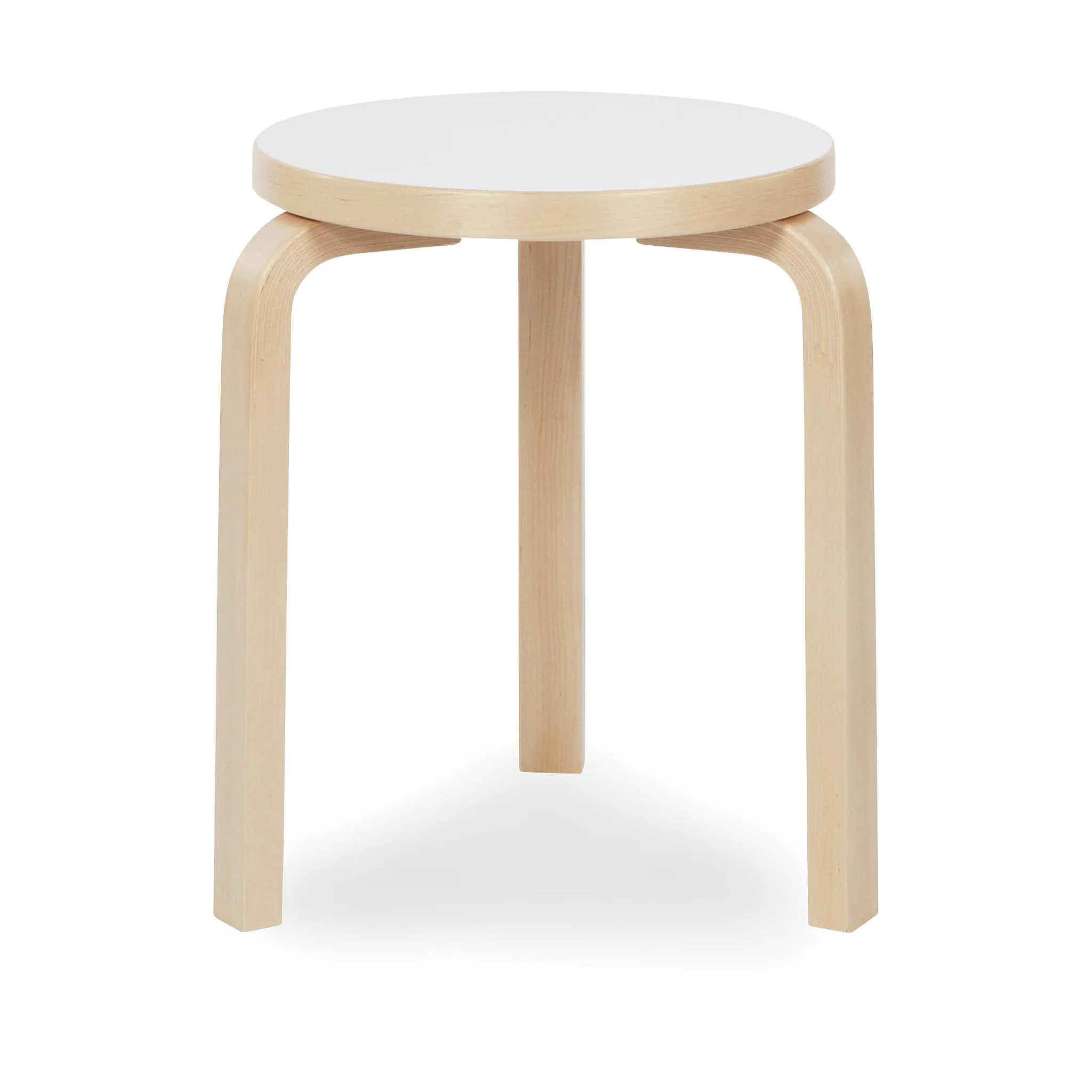 Artek Aalto Stacking Stool 60 - Black/ Black
