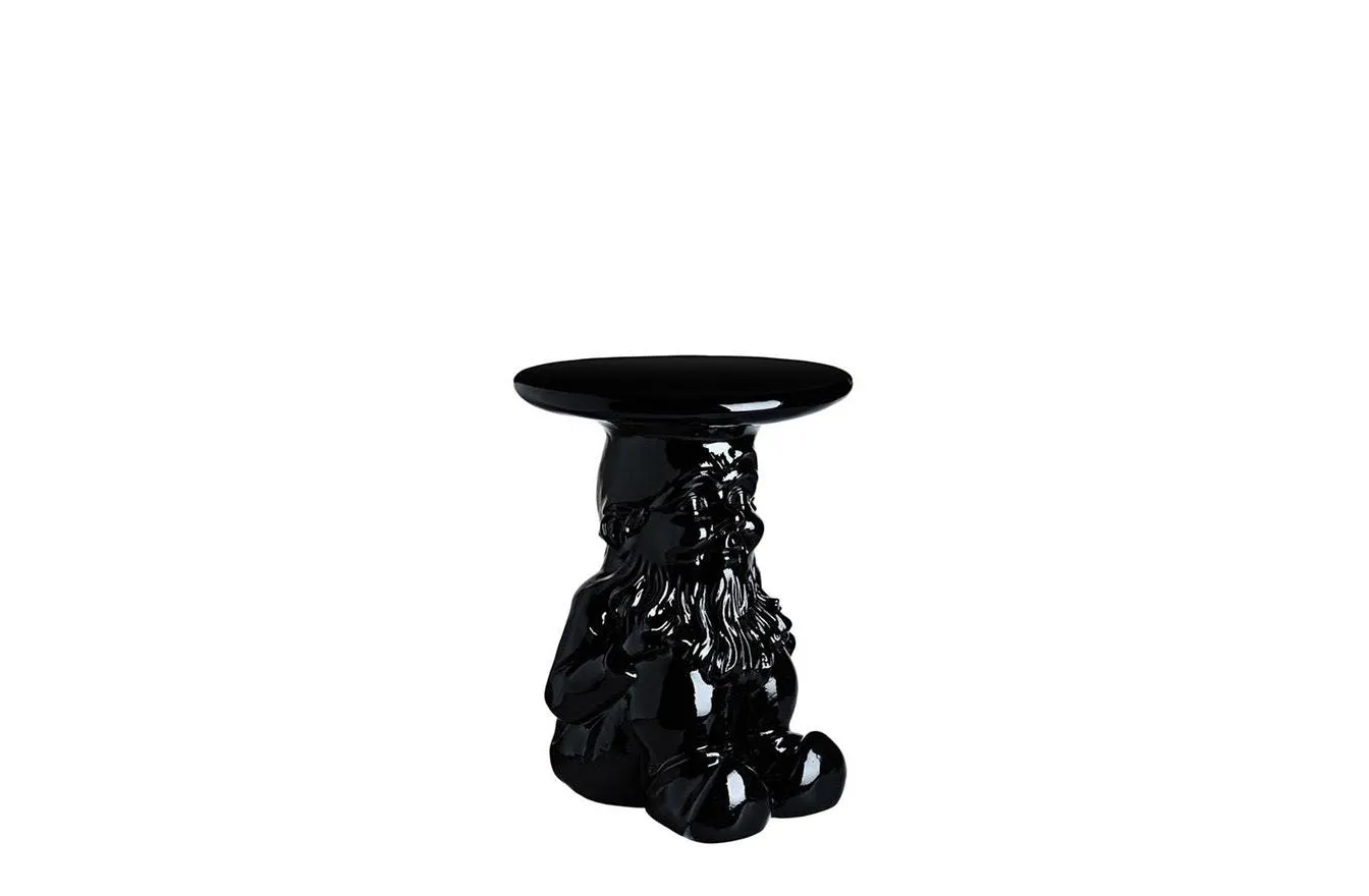 Attila/Napoleon Gnome Stool - Black