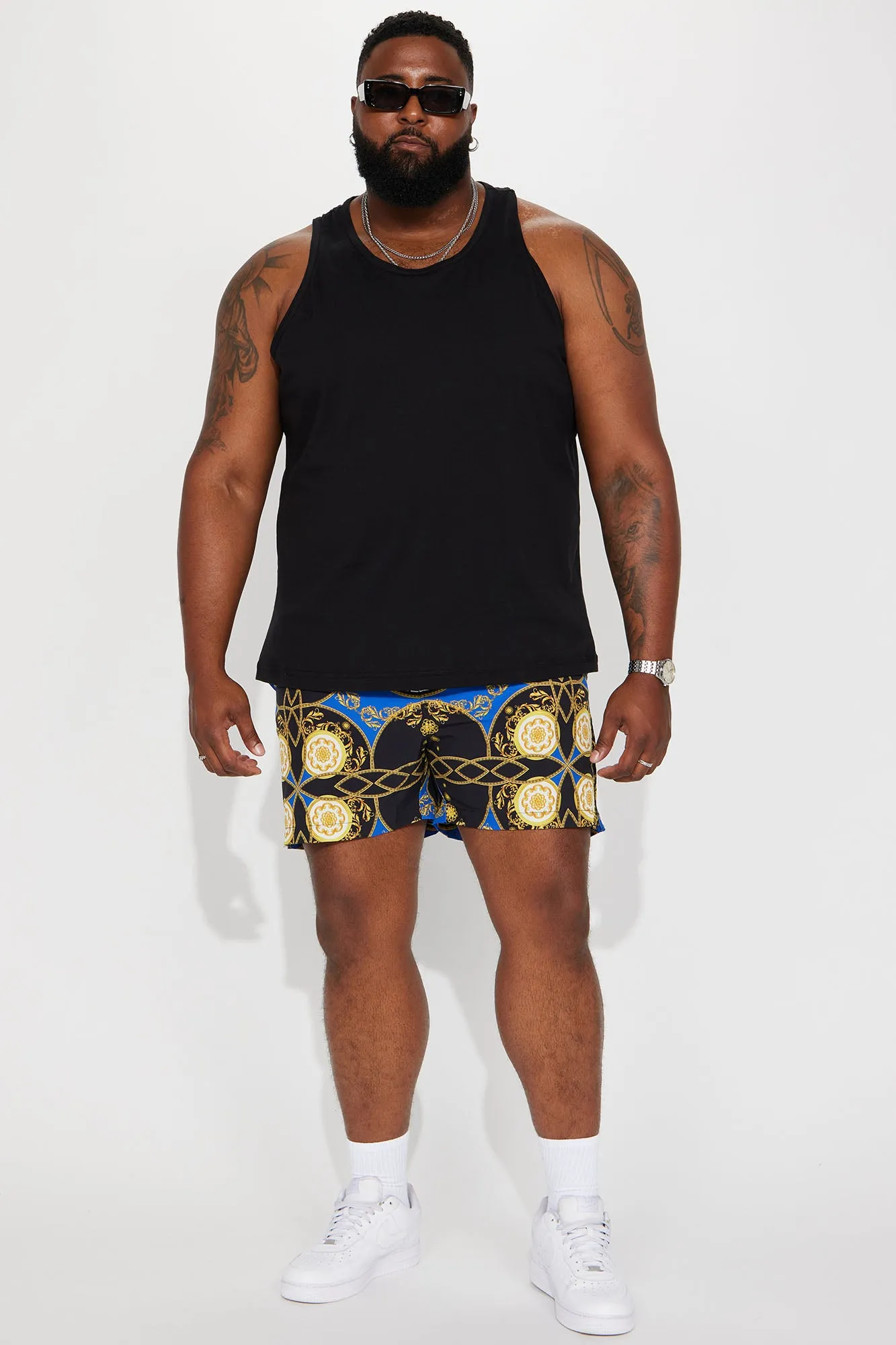 Baroque Stepper Swim Trunk - Multi Color