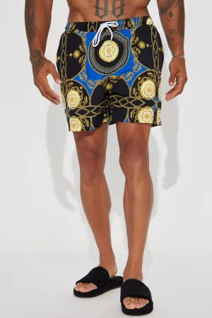 Baroque Stepper Swim Trunk - Multi Color