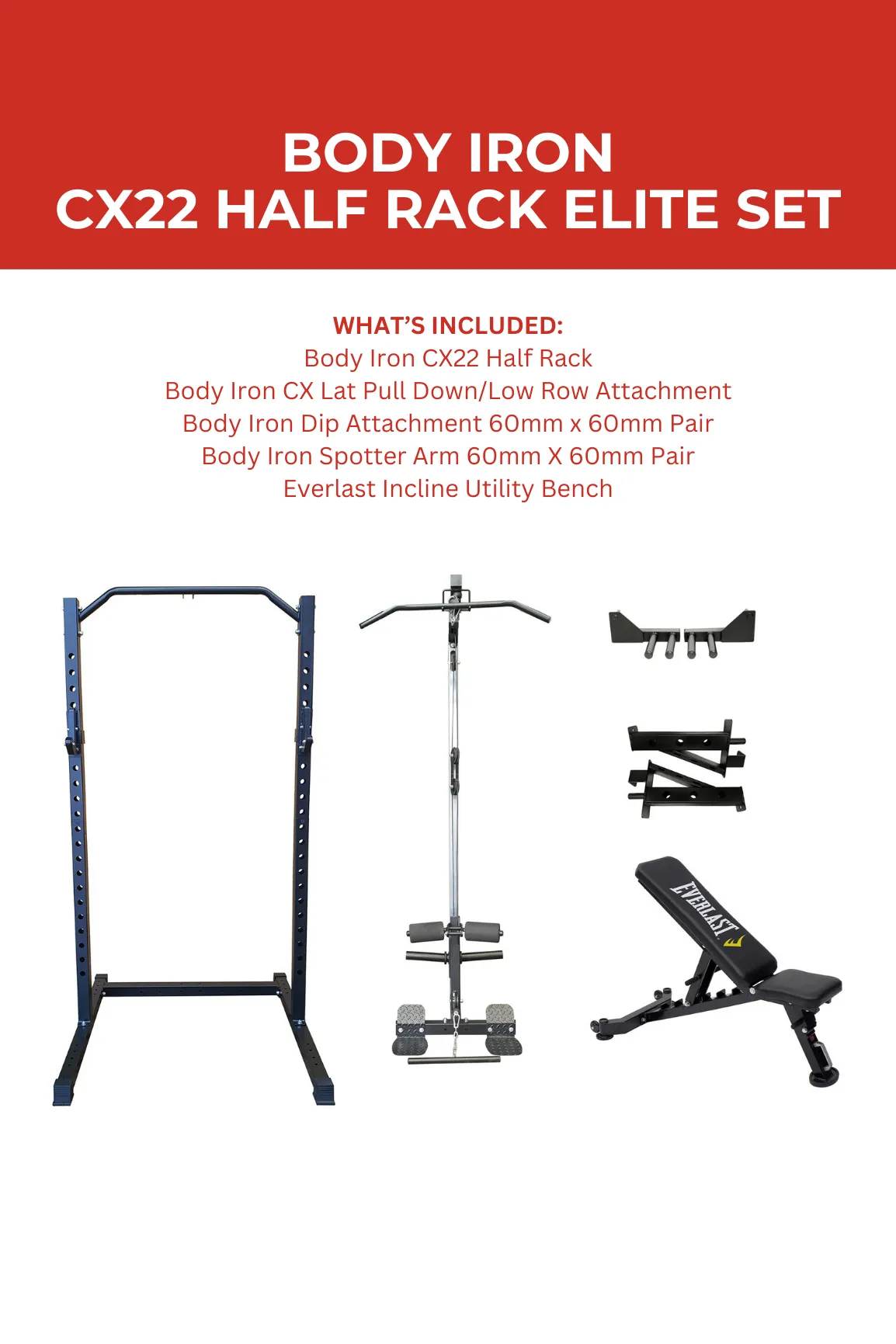 Body Iron CX22 Half Rack Elite Set