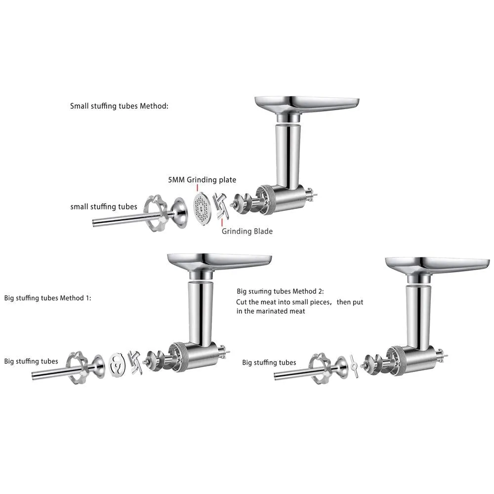 Chef Machine Grinder Attachment Compatible With Kenwood Enhance Your Culinary Creations!