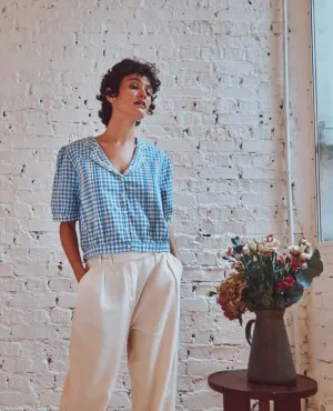 Emile & Ida Boby Lagon Blue Blouse