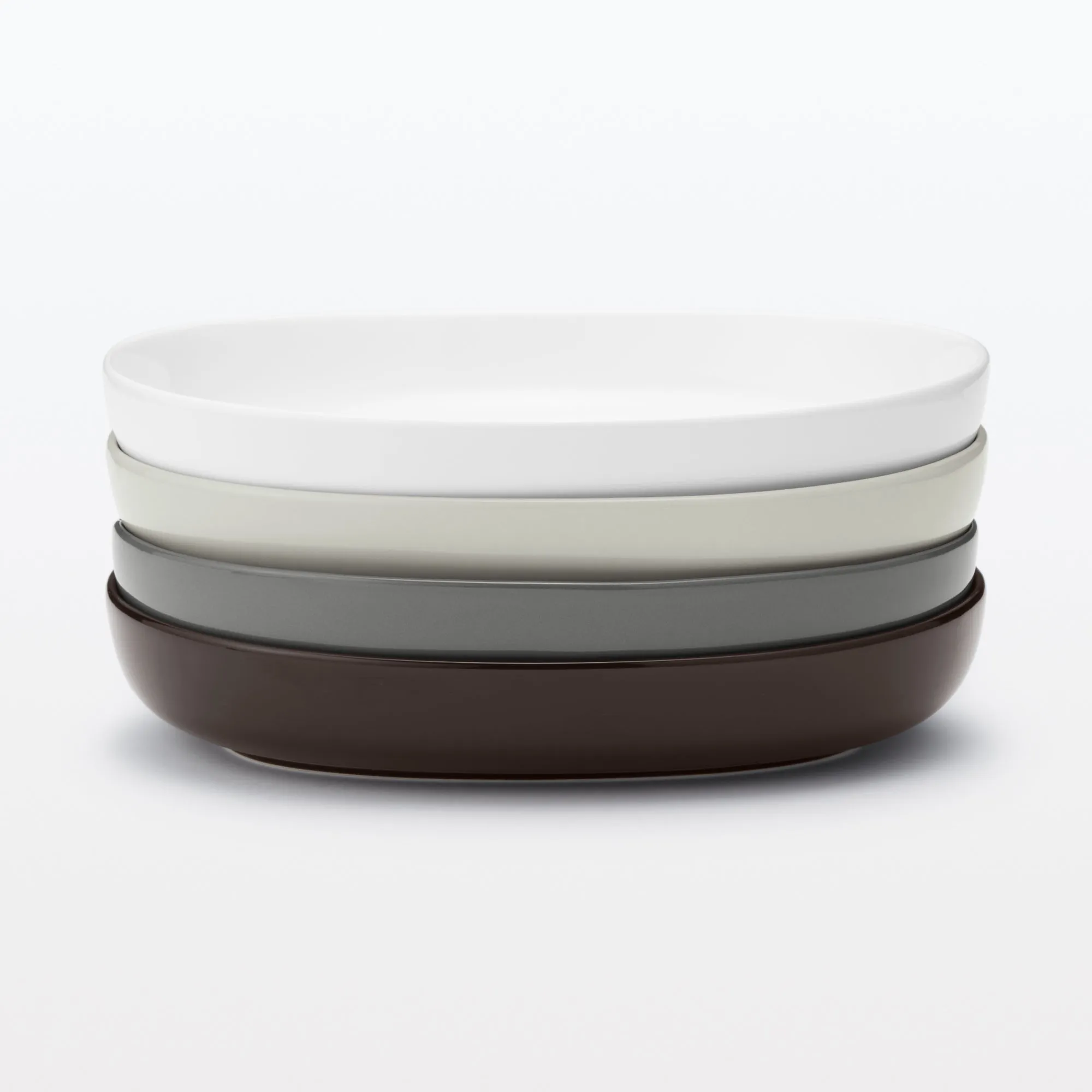 Everyday Tableware Oval Bowl - Grey