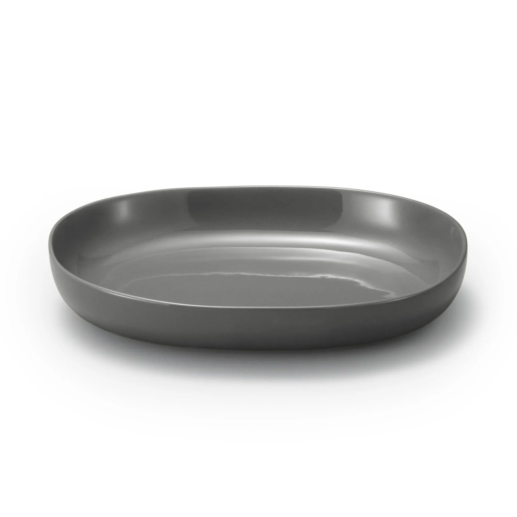Everyday Tableware Oval Bowl - Grey