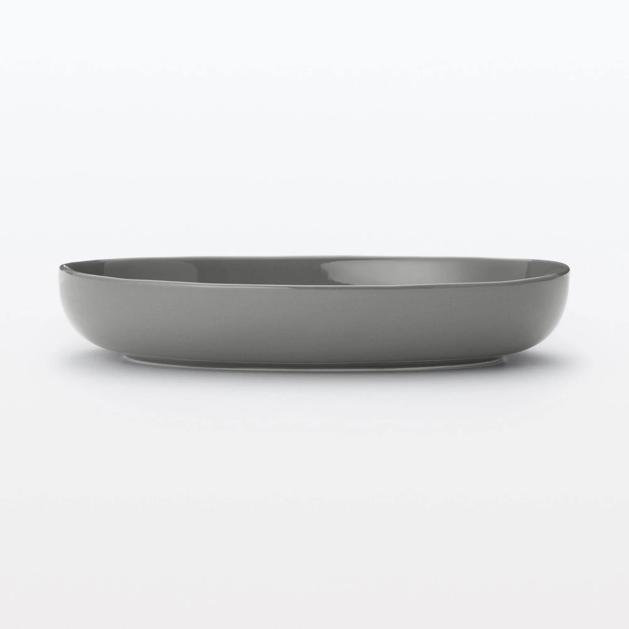Everyday Tableware Oval Bowl - Grey