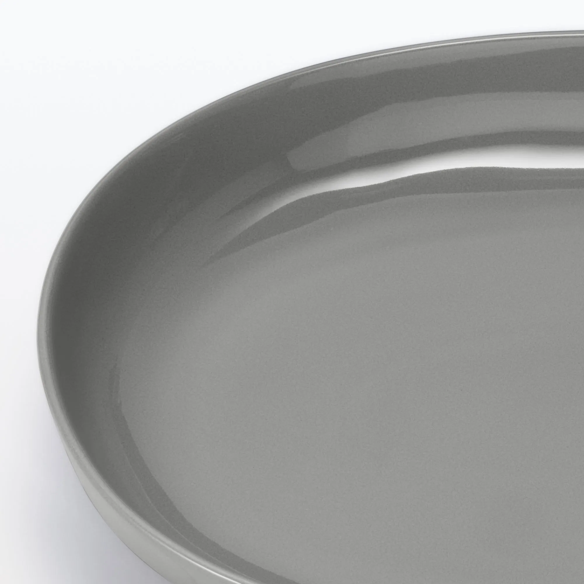 Everyday Tableware Oval Bowl - Grey
