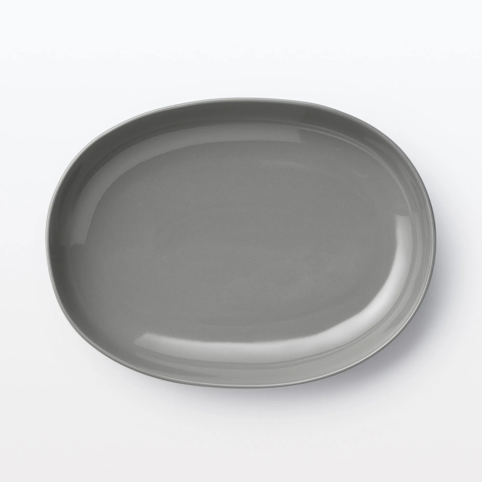 Everyday Tableware Oval Bowl - Grey
