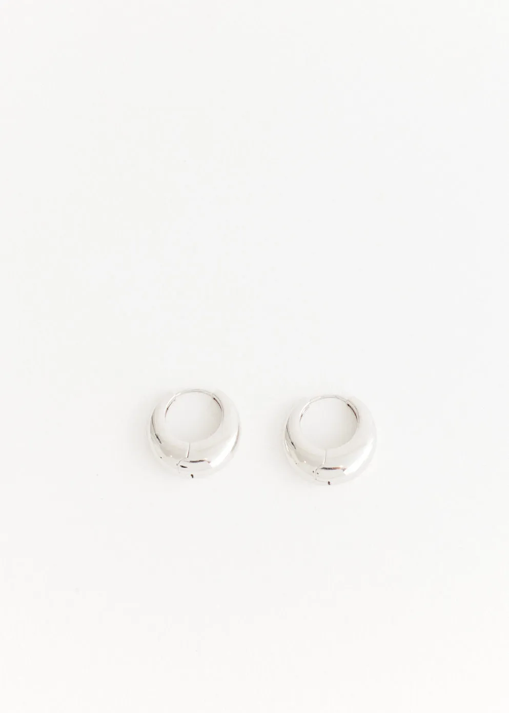Flat Hoop Earrings