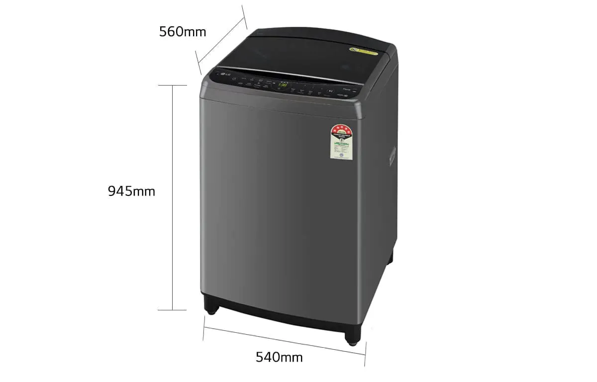 LG THD09SWM 9 kg 5 Star Fully Automatic Top Load Washing Machine With Heater