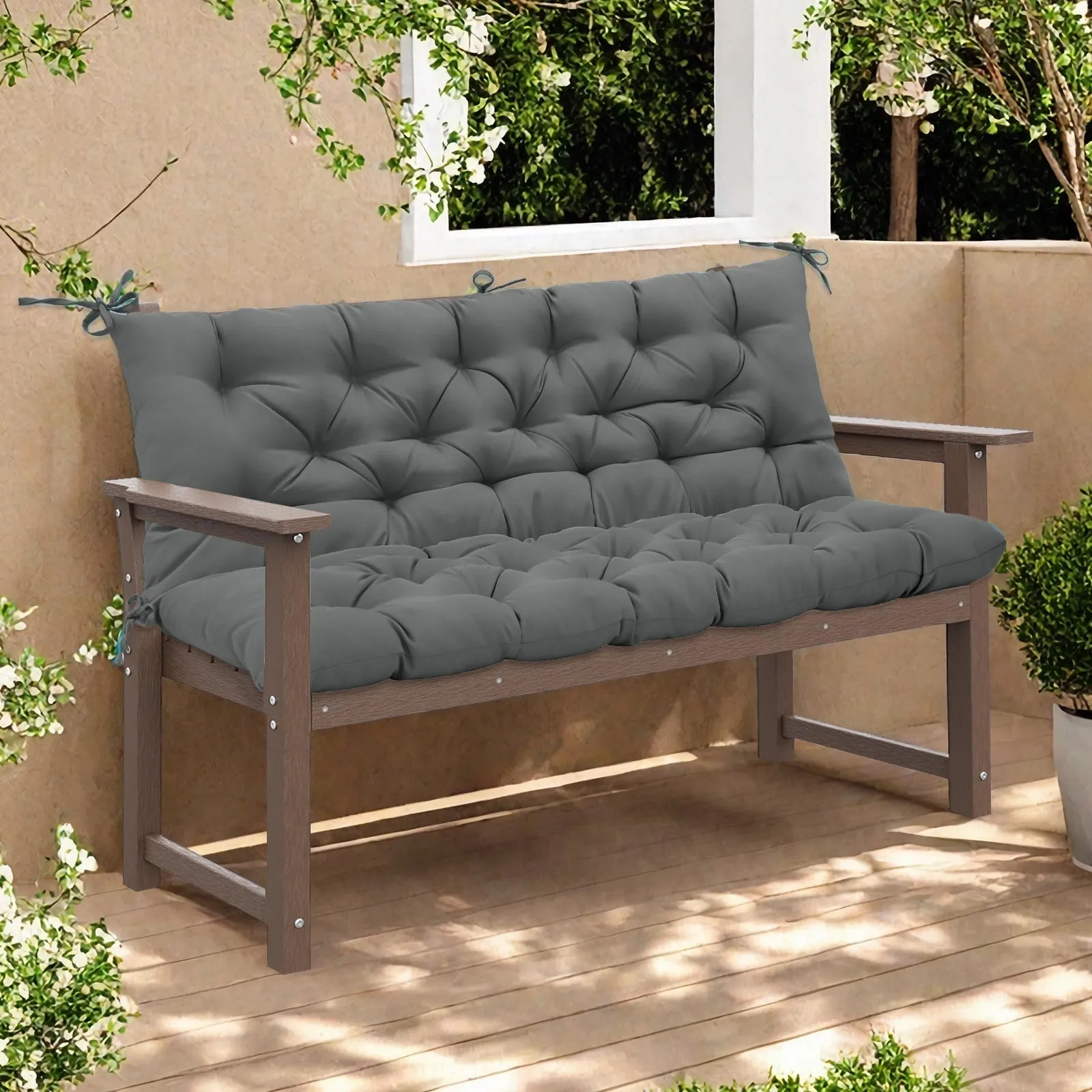 Outdoor Porch 2-3 Seater Swing Cushion,59"x43"