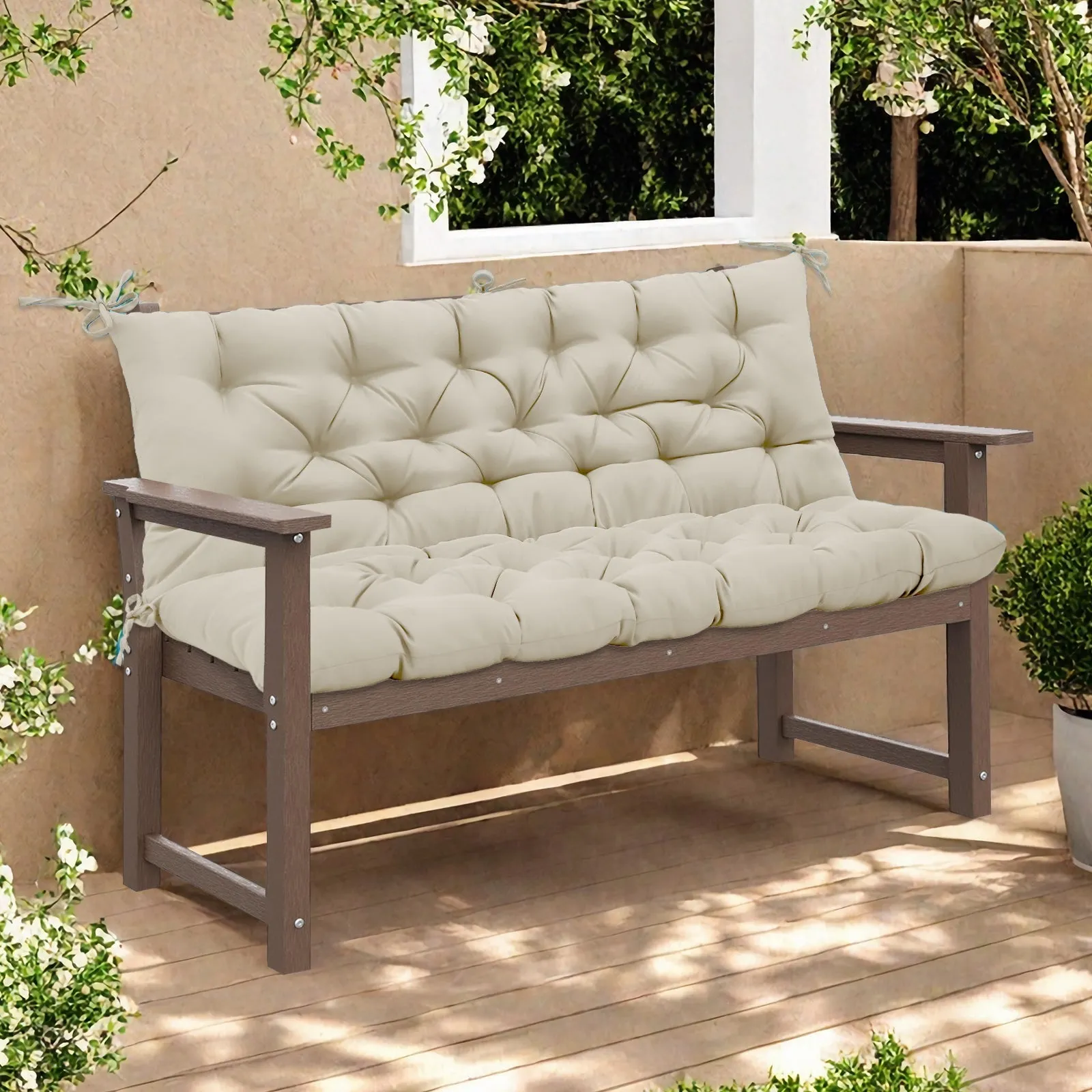 Outdoor Porch 2-3 Seater Swing Cushion,59"x43"