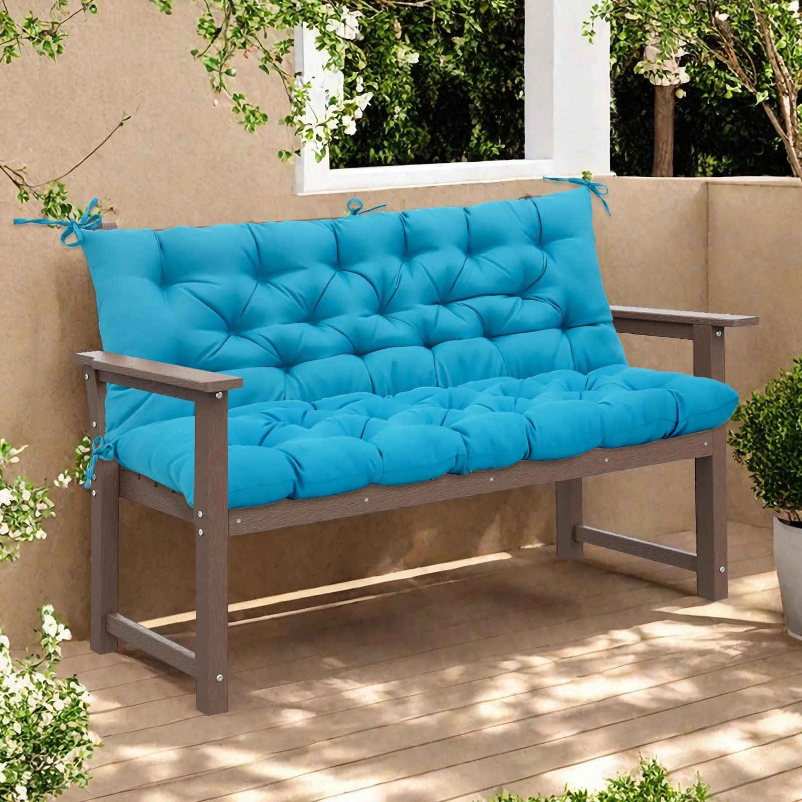 Outdoor Porch 2-3 Seater Swing Cushion,59"x43"