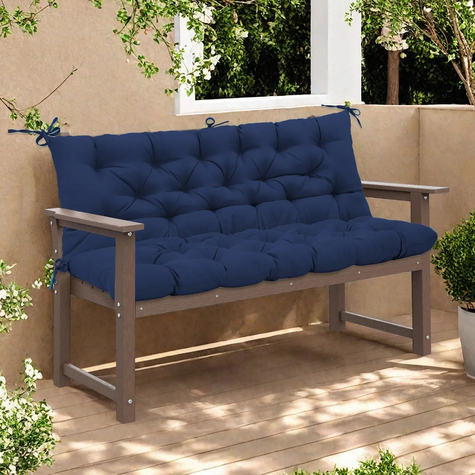 Outdoor Porch 2-3 Seater Swing Cushion,59"x43"