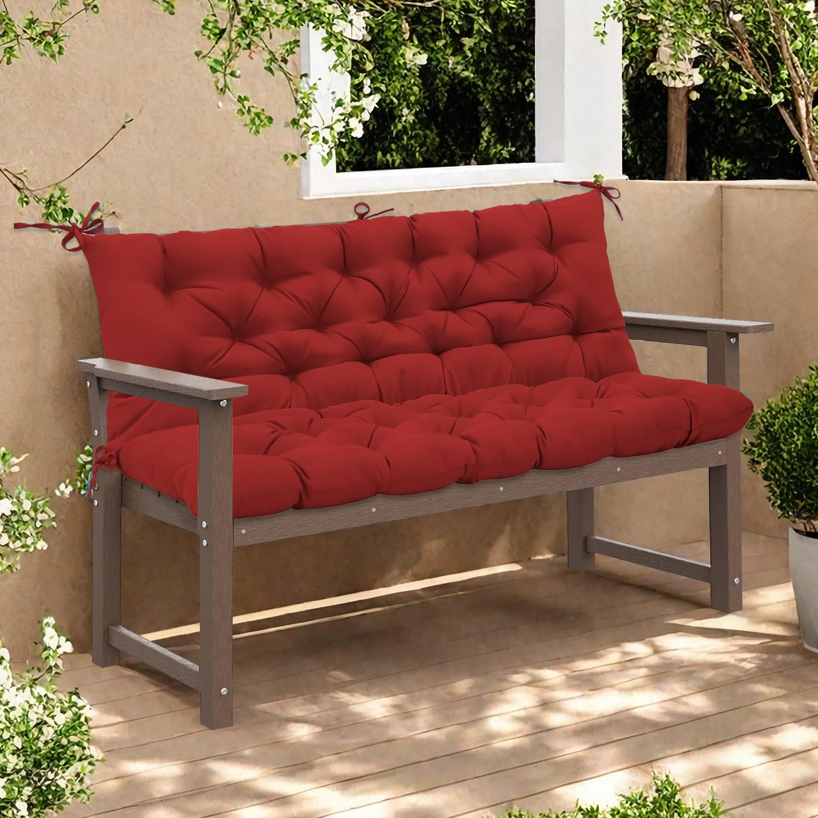 Outdoor Porch 2-3 Seater Swing Cushion,59"x43"