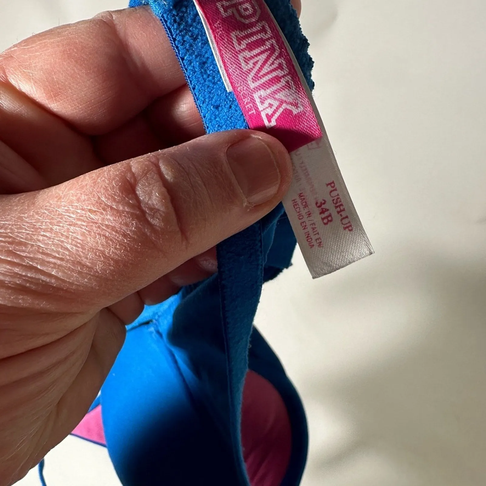 Pink Victoria’s Secret Push Up Bra