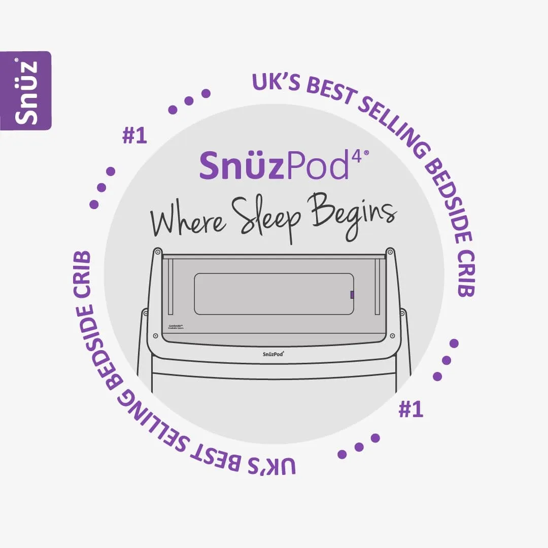Snuzpod Bedside Crib - Natural