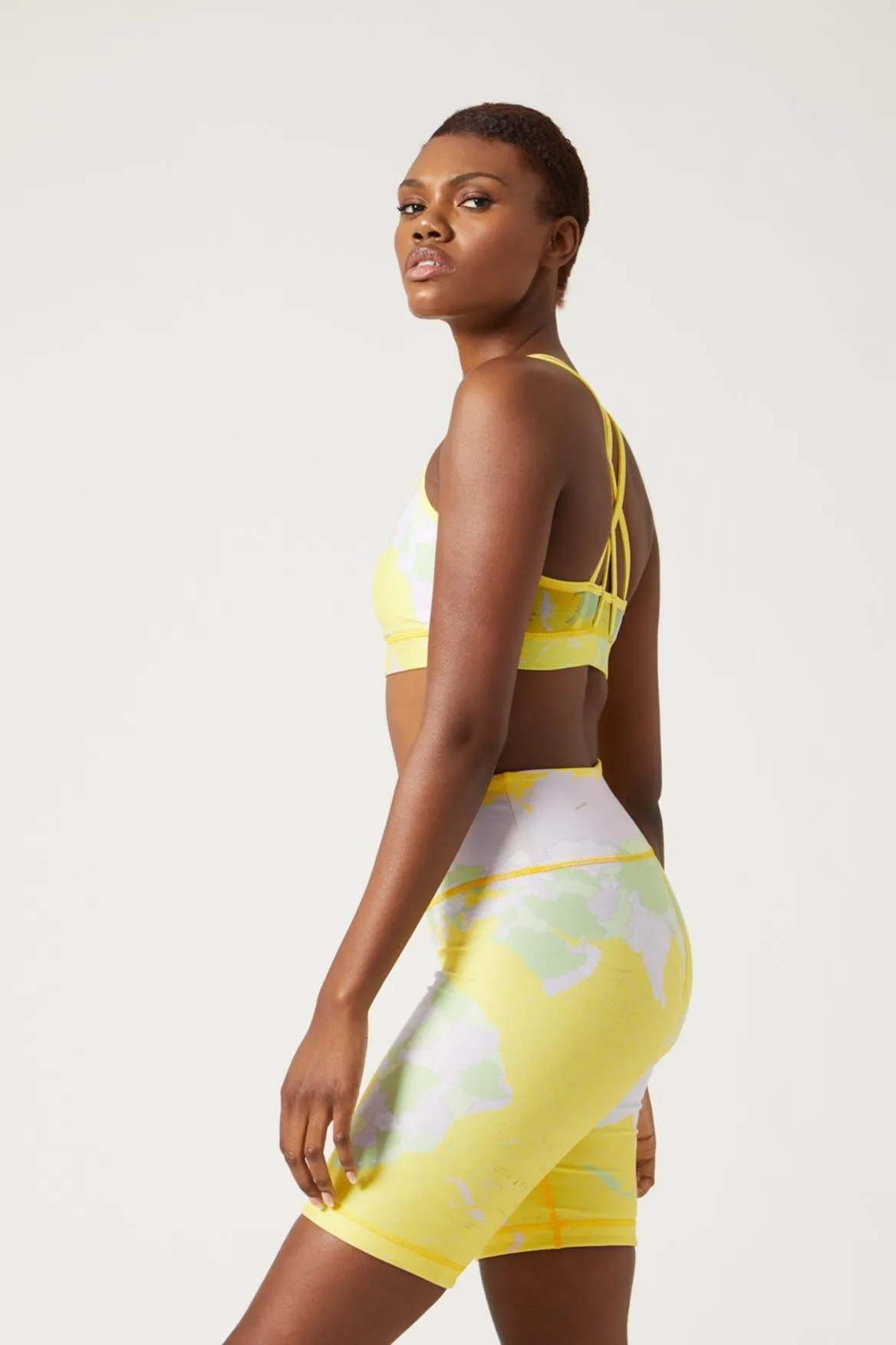 Strappy Bra Compass Yellow