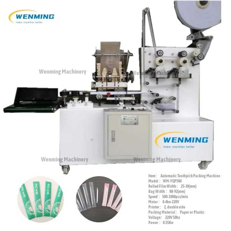 Toothpick Machine Automatic Packing high speed Machine best price Supplier