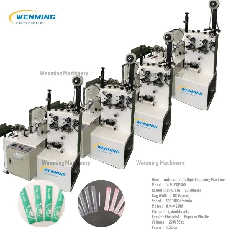 Toothpick Machine Automatic Packing high speed Machine best price Supplier