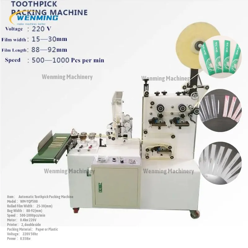 Toothpick Machine Automatic Packing high speed Machine best price Supplier