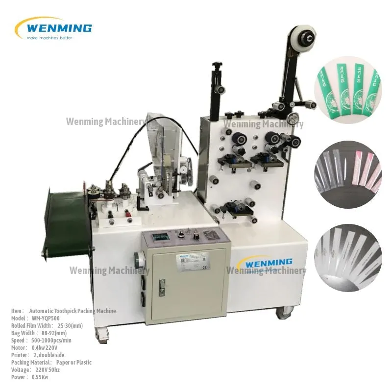 Toothpick Machine Automatic Packing high speed Machine best price Supplier