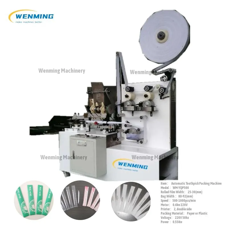 Toothpick Machine Automatic Packing high speed Machine best price Supplier